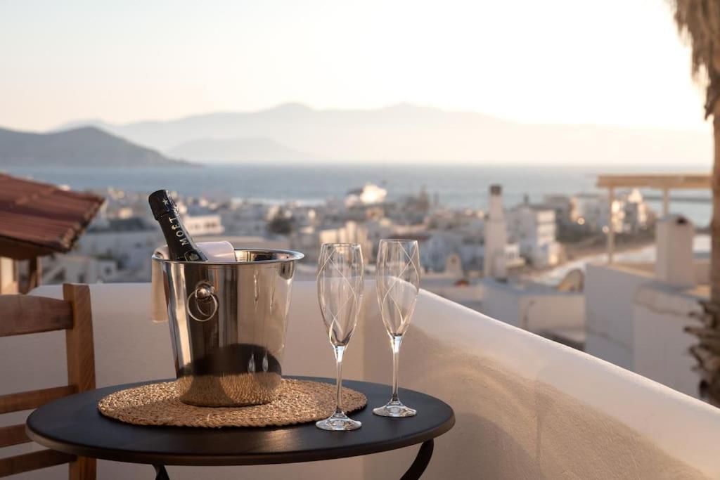 Naxian Sun Apartment Naxos City Esterno foto